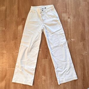 American Eagle Outfitters Men's Light Cream Cargo Pants